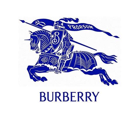 burberry blue label logo